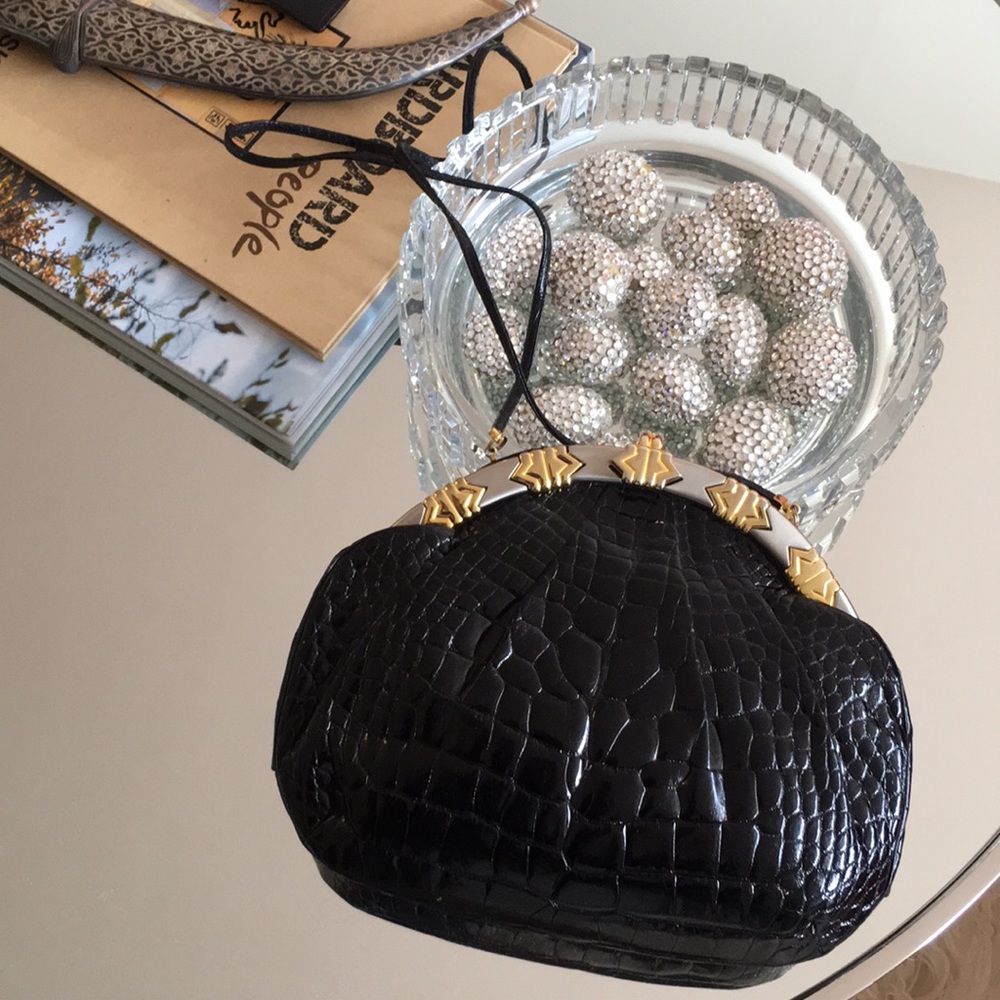 Vintage Judith Leiber Alligator Handbag